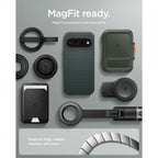 Spigen Liquid Air Mag MagSafe dėklas Google Pixel 11 Pro - Tamsi žalia -- Google Pixel 11 Pro