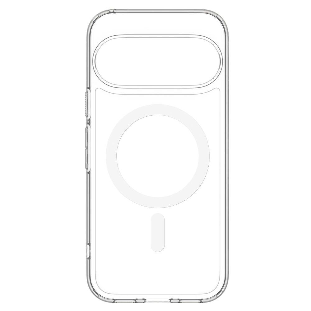 Spigen Ultra Hybrid Mag MagSafe dėklas Google Pixel 11 Pro - Skaidrus ir baltas -- Google Pixel 11 Pro