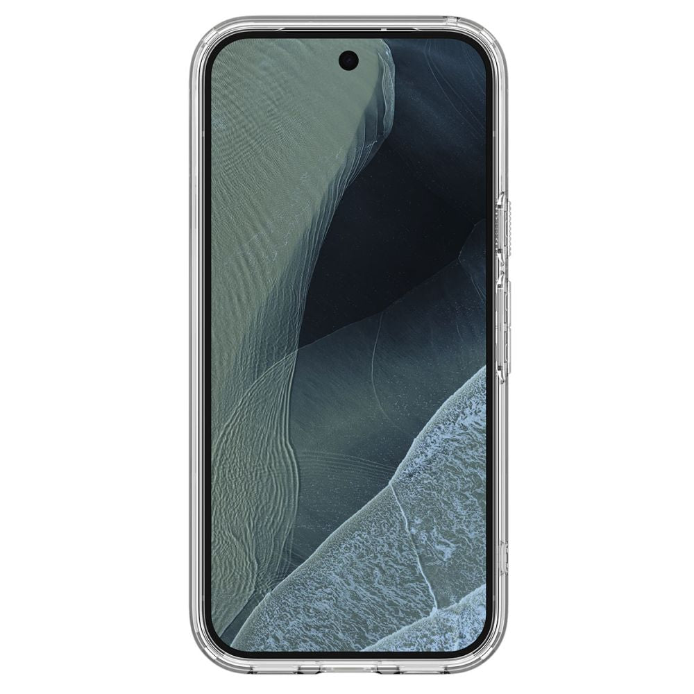 Spigen Ultra Hybrid Mag MagSafe dėklas Google Pixel 11 Pro - Skaidrus ir baltas -- Google Pixel 11 Pro