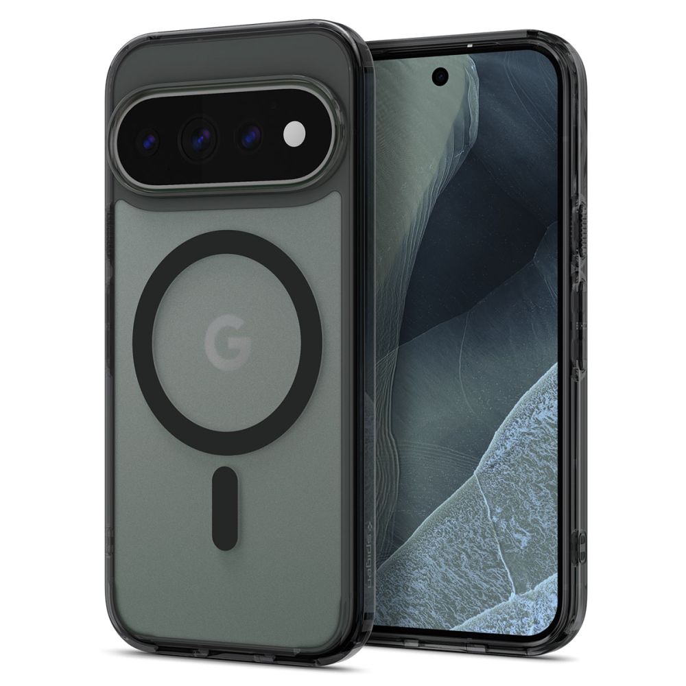 Spigen Ultra Hybrid Mag MagSafe dėklas Google Pixel 11 Pro - Matinis juodas ir pilkas -- Google Pixel 11 Pro