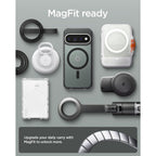 Spigen Ultra Hybrid Mag MagSafe dėklas Google Pixel 11 Pro - Matinis juodas ir pilkas -- Google Pixel 11 Pro