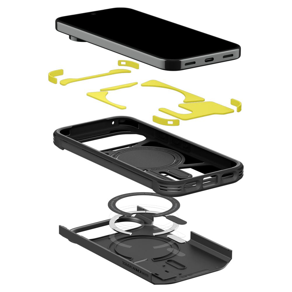 Spigen Tough Armor Mag MagSafe dėklas Google Pixel 11 Pro - juodas -- Google Pixel 11 Pro
