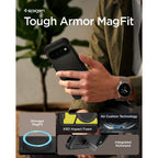 Spigen Tough Armor Mag MagSafe dėklas Google Pixel 11 Pro - juodas -- Google Pixel 11 Pro