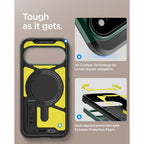 Spigen Tough Armor Mag MagSafe dėklas Google Pixel 11 Pro - tamsiai žalia -- Google Pixel 11 Pro