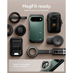 Spigen Tough Armor Mag MagSafe dėklas Google Pixel 11 Pro - tamsiai žalia -- Google Pixel 11 Pro