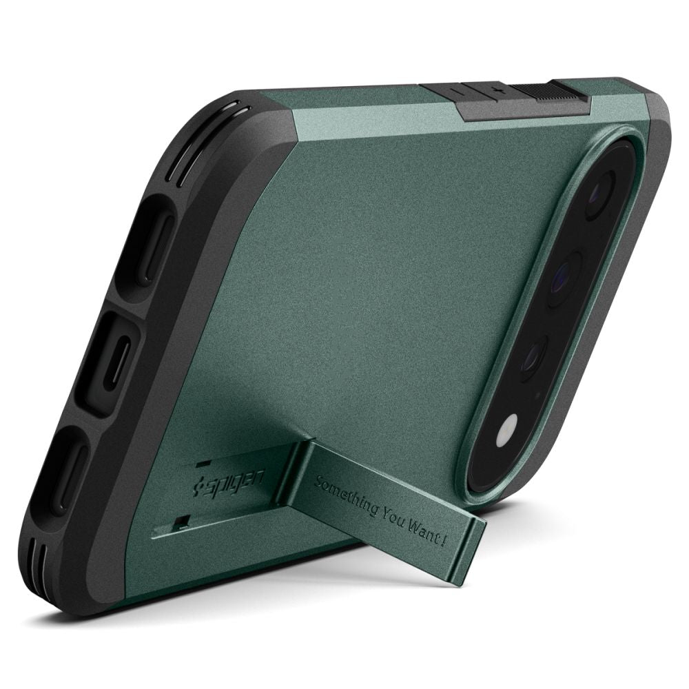 Spigen Tough Armor Mag MagSafe dėklas Google Pixel 11 Pro - tamsiai žalia -- Google Pixel 11 Pro