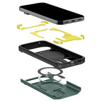 Spigen Tough Armor Mag MagSafe dėklas Google Pixel 11 Pro - tamsiai žalia -- Google Pixel 11 Pro