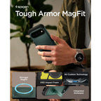 Spigen Tough Armor Mag MagSafe dėklas Google Pixel 11 Pro - tamsiai žalia -- Google Pixel 11 Pro
