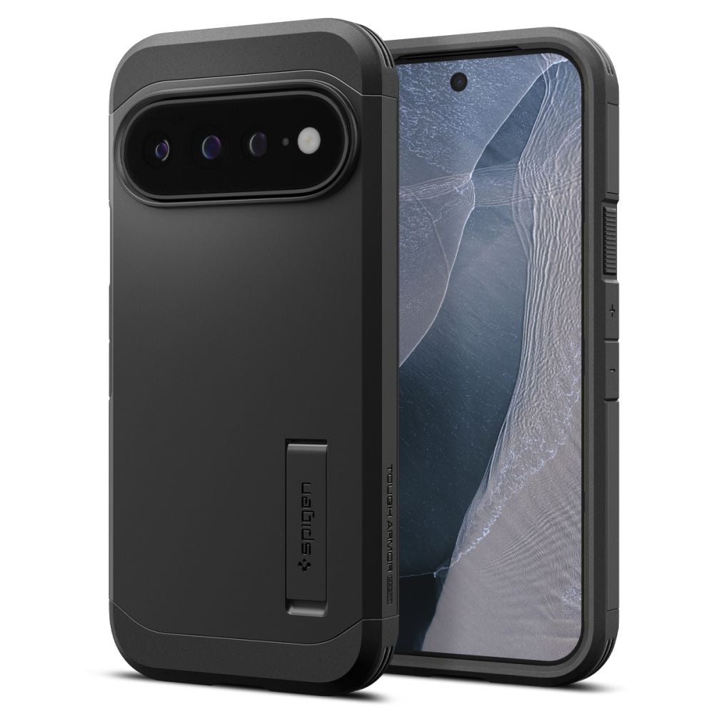 Spigen Tough Armor Mag MagSafe dėklas skirtas Google Pixel 11 Pro XL - juodas -- Google Pixel 11 Pro XL