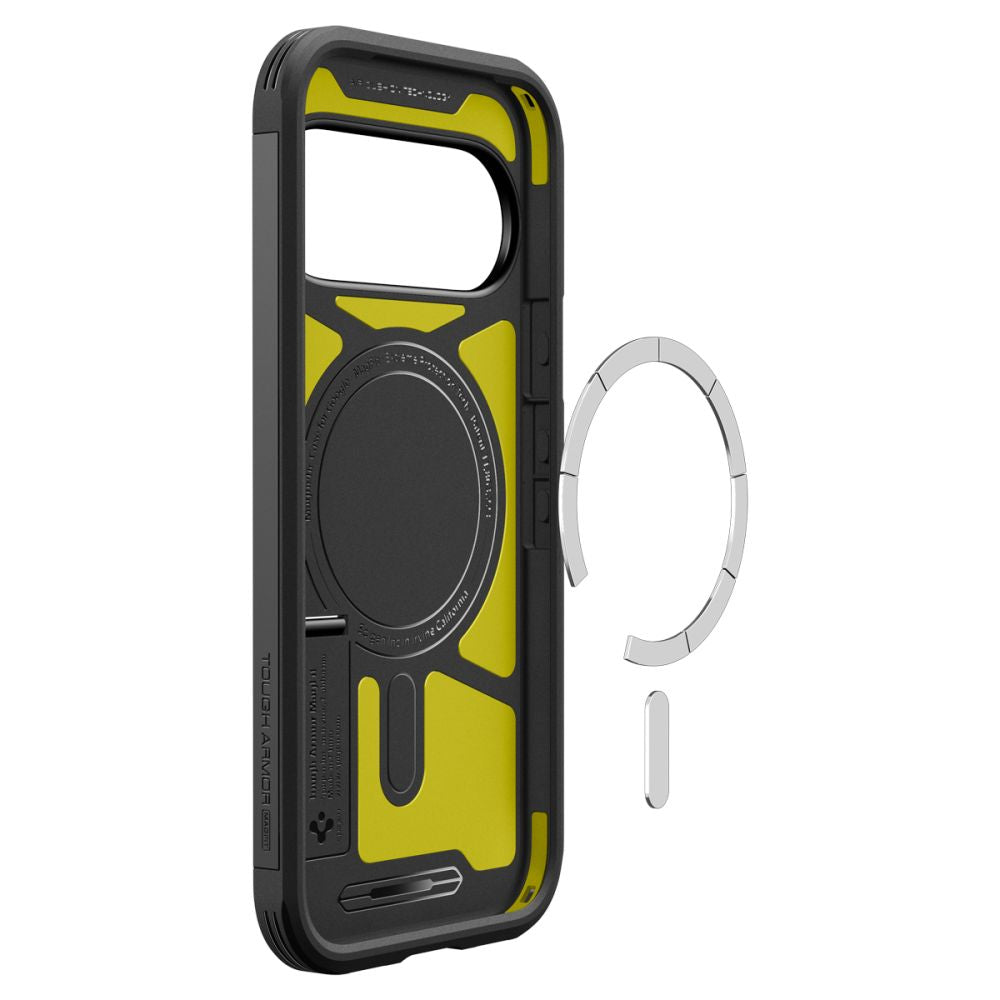 Spigen Tough Armor Mag MagSafe dėklas skirtas Google Pixel 11 Pro XL - juodas -- Google Pixel 11 Pro XL