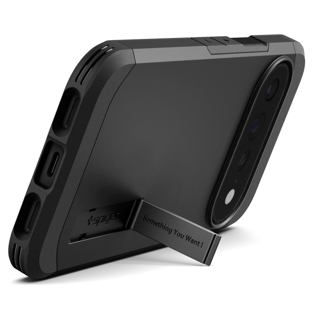 Spigen Tough Armor Mag MagSafe dėklas skirtas Google Pixel 11 Pro XL - juodas -- Google Pixel 11 Pro XL