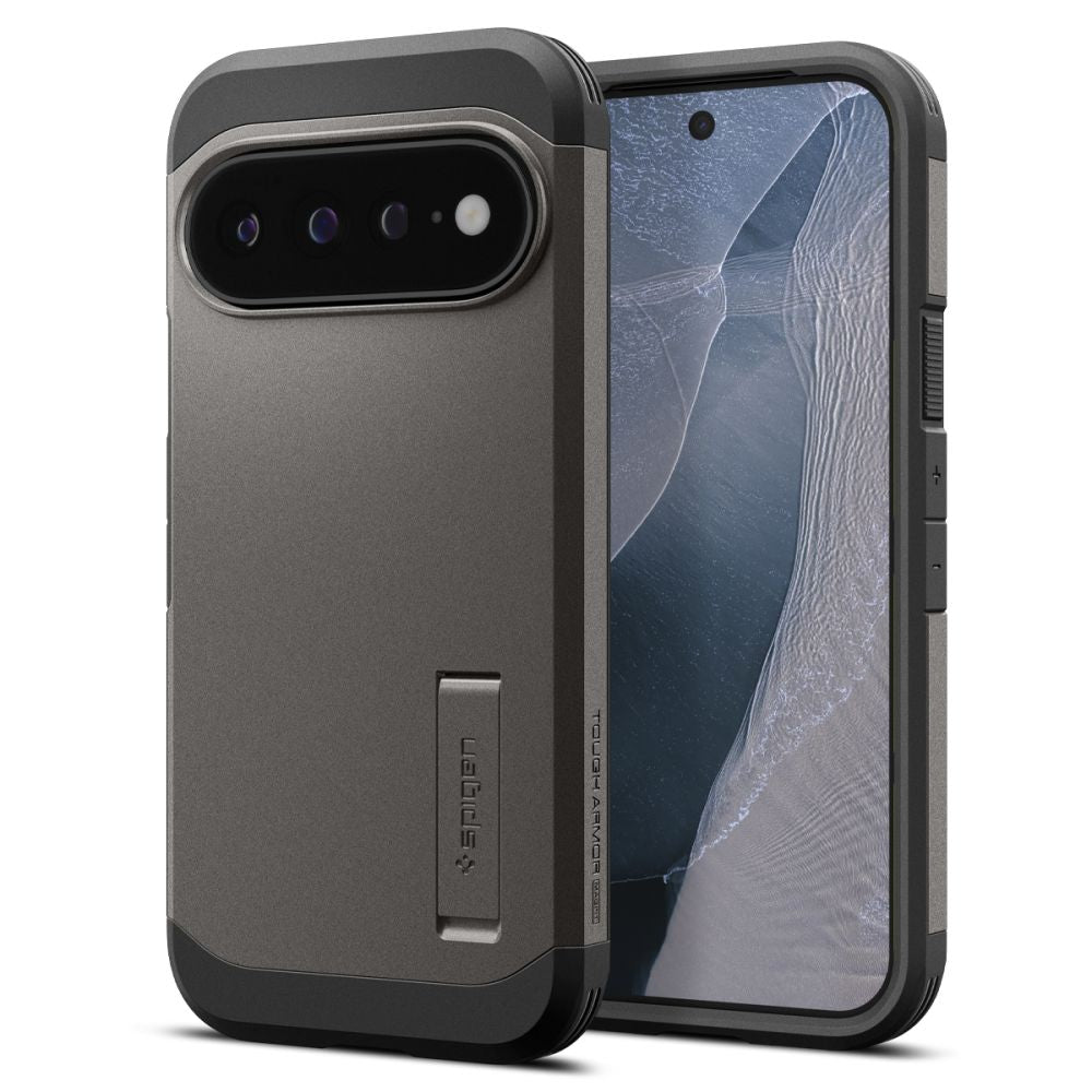 Spigen Tough Armor Mag MagSafe dėklas skirtas Google Pixel 11 Pro XL - Tamsus pilkas -- Google Pixel 11 Pro XL