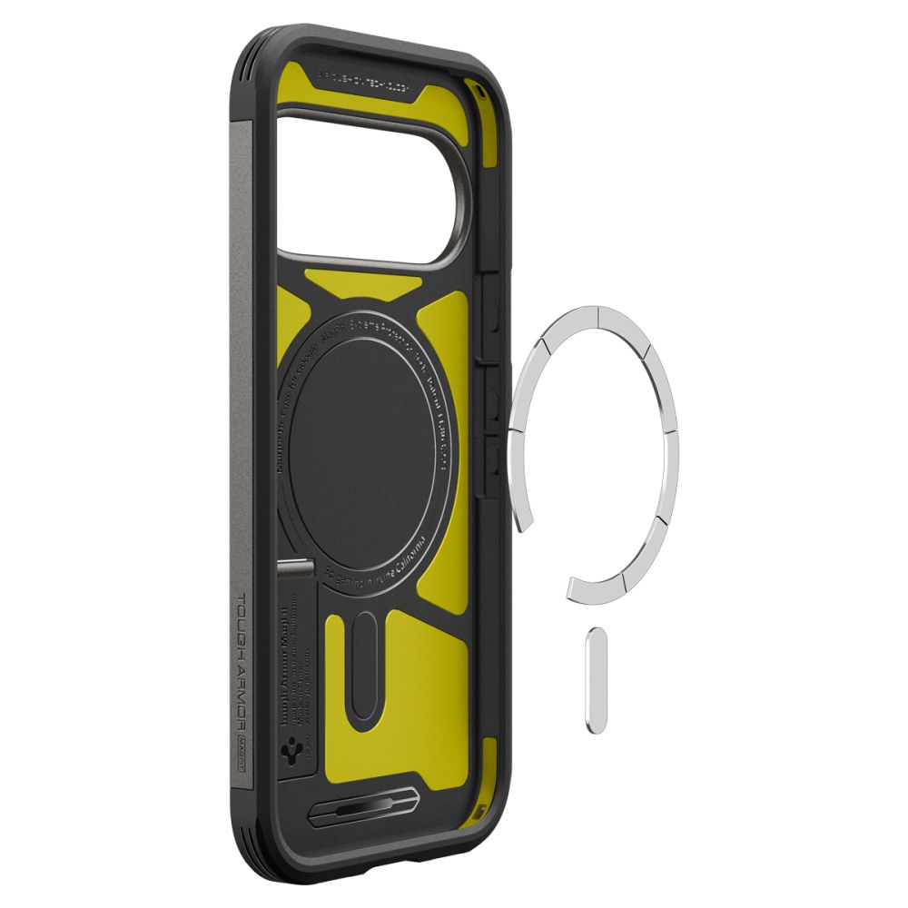 Spigen Tough Armor Mag MagSafe dėklas skirtas Google Pixel 11 Pro XL - Tamsus pilkas -- Google Pixel 11 Pro XL