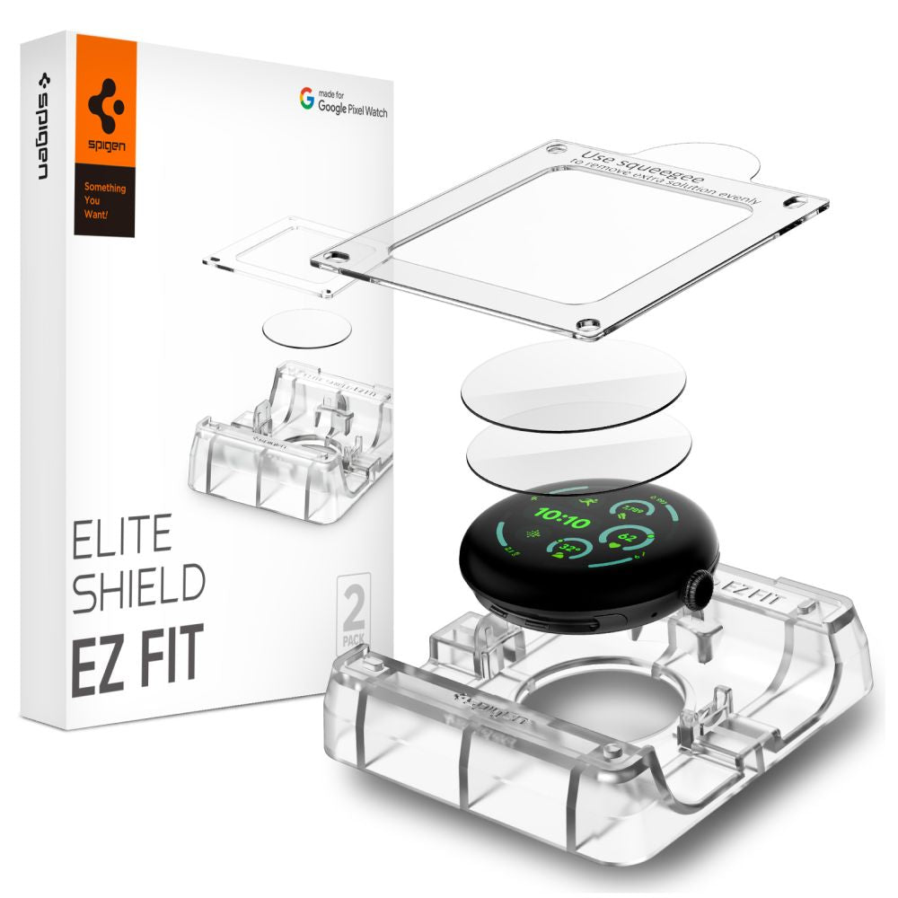 Spigen Elite Shield EZ Fit 2-Pack hidrogel plėvelė skirta Google Pixel Watch 45 mm -- Google Pixel Watch