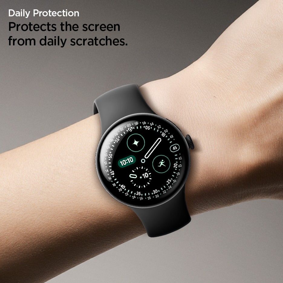 Spigen Elite Shield EZ Fit 2-Pack hidrogel plėvelė skirta Google Pixel Watch 41 mm -- Google Pixel Watch