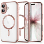 Tech-Protect MagFlex dėklas iPhone 17 - Skaidri rožinė -- iPhone 17