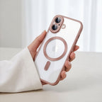 Tech-Protect MagFlex dėklas iPhone 17 - Skaidri rožinė -- iPhone 17