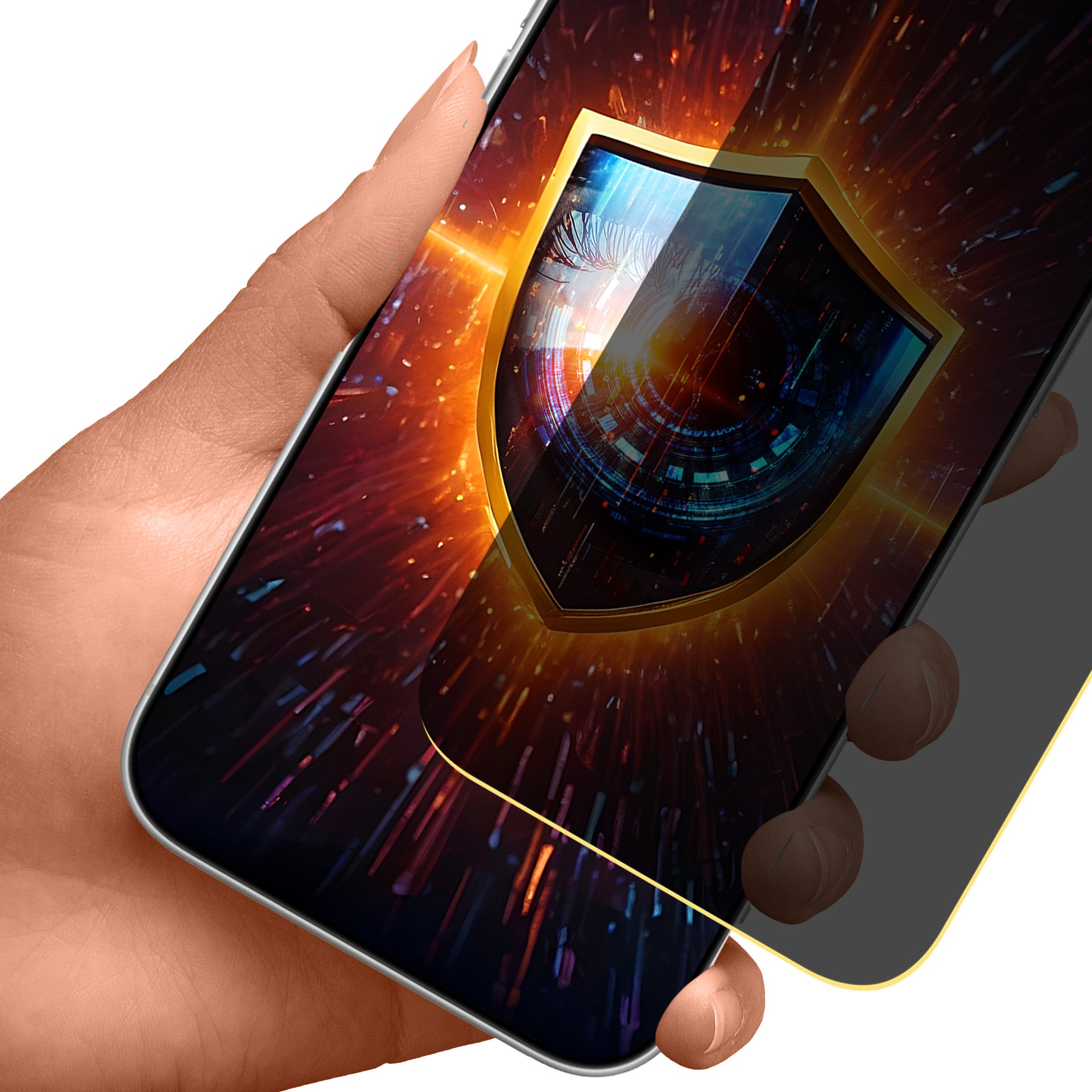 Privačios matinės apsauginės plėvelės 3mk Silky Matt Privacy skirta iPhone 18 Pro Max -- iPhone 18 Pro Max