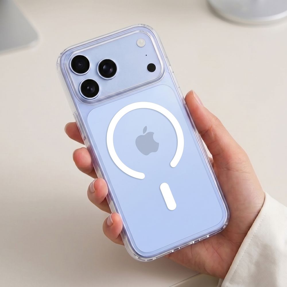 Tech-Protect FlexAir Hybrid MagSafe dėklas skirtas iPhone 17 Pro / 18 Pro - skaidrus -- iPhone 17 Pro / iPhone 18 Pro