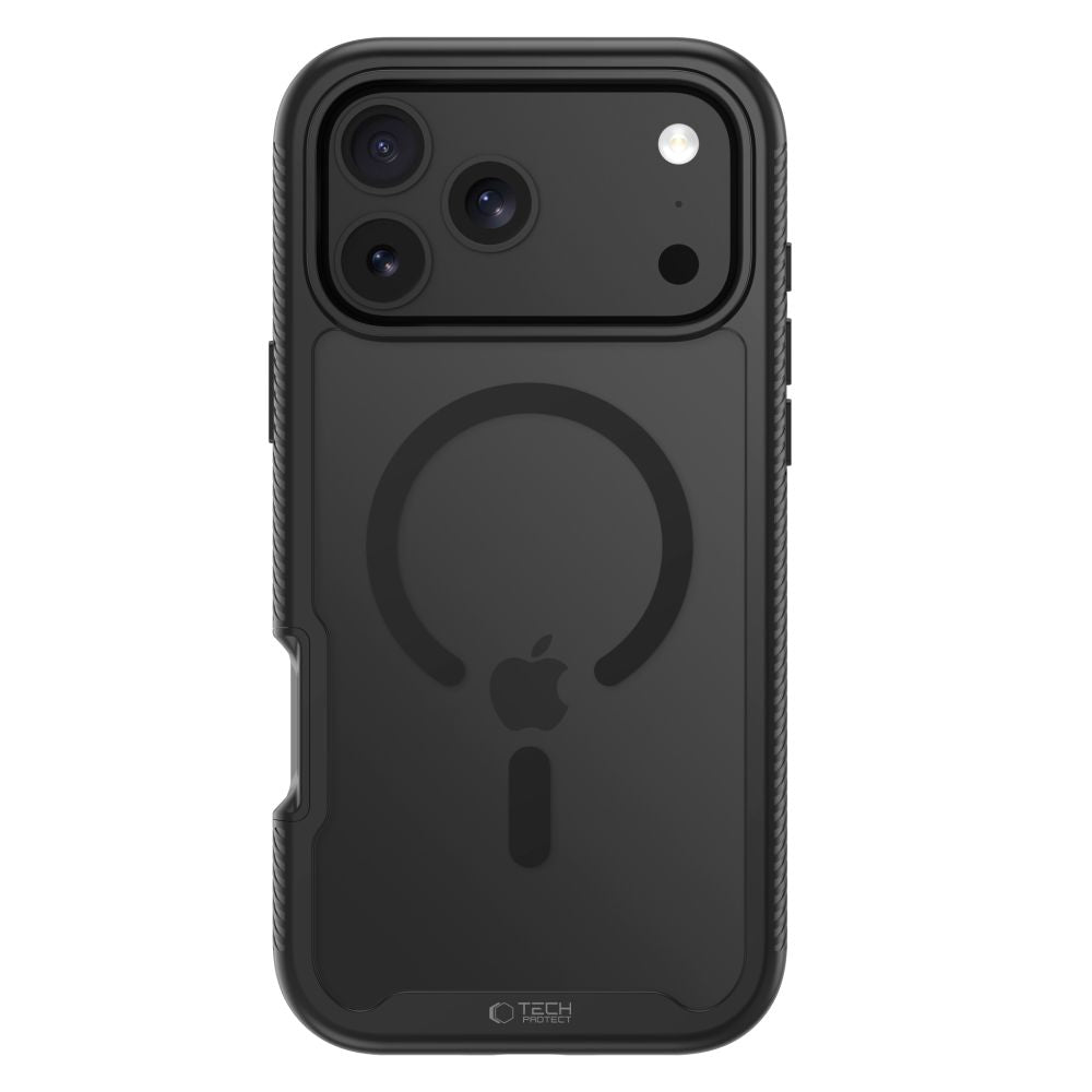 Tech-Protect Defense MagSafe dėklas iPhone 17 Pro Max / 18 Pro Max - matinis juodas -- iPhone 17 Pro Max / iPhone 18 Pro Max