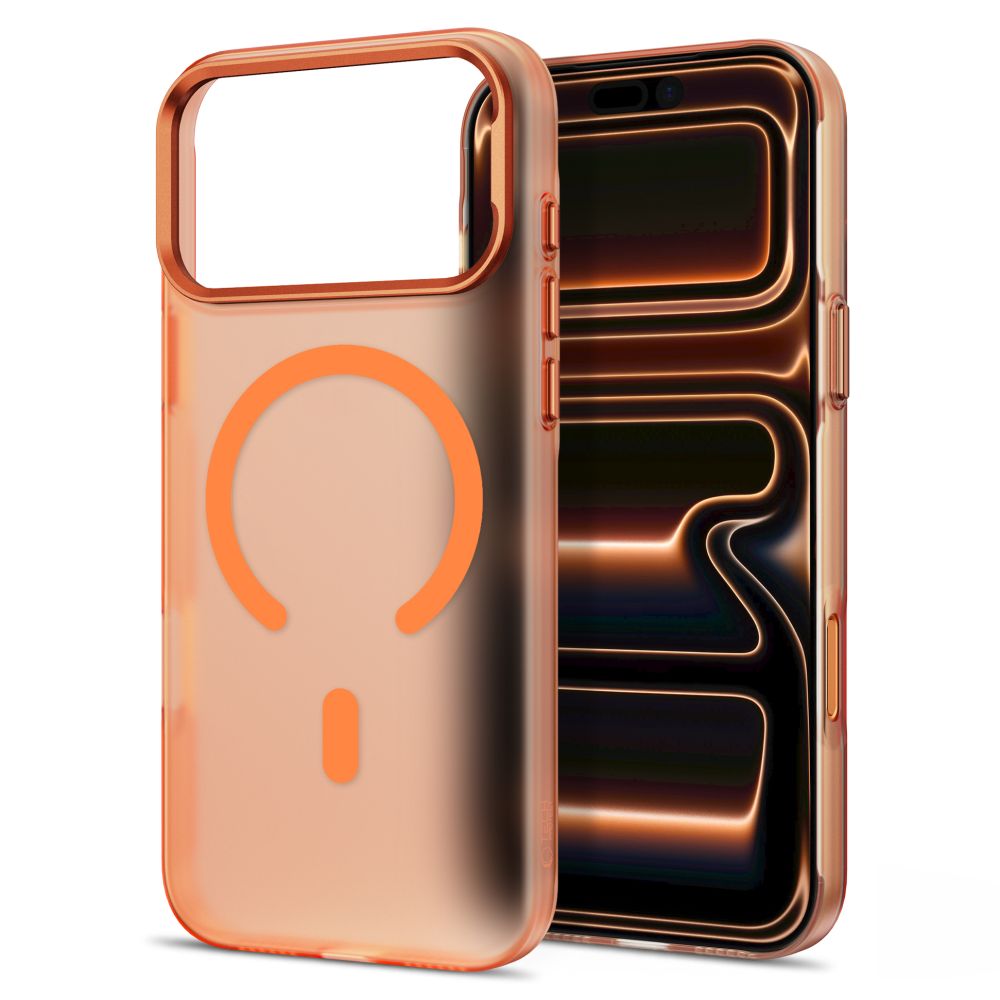 Tech-Protect MagZero MagSafe dėklas iPhone 17 Pro / 18 Pro - matinis oranžinis -- iPhone 17 Pro / iPhone 18 Pro