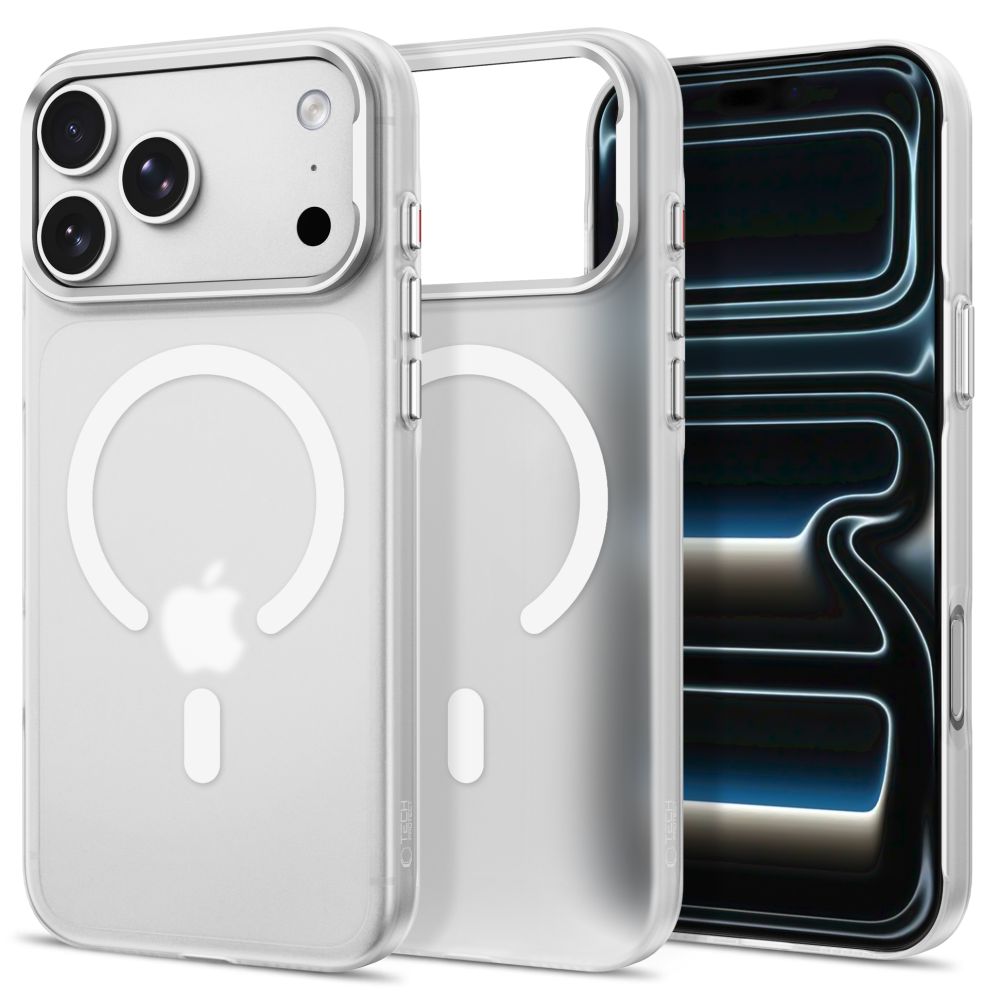 Tech-Protect MagZero MagSafe dėklas Apple iPhone 17 Pro Max / 18 Pro Max - Matinė balta -- iPhone 17 Pro Max / iPhone 18...