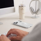 Tech-Protect MagZero MagSafe dėklas Apple iPhone 17 Pro Max / 18 Pro Max - Matinė balta -- iPhone 17 Pro Max / iPhone 18...