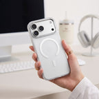 Tech-Protect MagZero MagSafe dėklas Apple iPhone 17 Pro Max / 18 Pro Max - Matinė balta -- iPhone 17 Pro Max / iPhone 18...