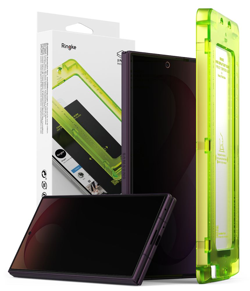 Ringke Easy Slide Privacy 360 2 pakuočių grūdintas stiklas skirtas Samsung Galaxy Z Fold 8 Ultra -- Samsung Galaxy Z Fold...