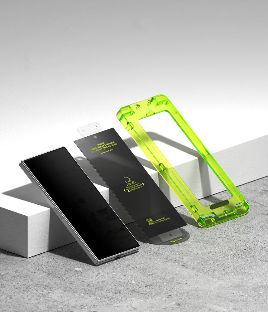 Ringke Easy Slide Privacy 360 2 pakuočių grūdintas stiklas skirtas Samsung Galaxy Z Fold 8 Ultra -- Samsung Galaxy Z Fold...