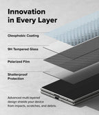 Ringke Easy Slide Privacy 360 2 pakuočių grūdintas stiklas skirtas Samsung Galaxy Z Fold 8 Ultra -- Samsung Galaxy Z Fold...