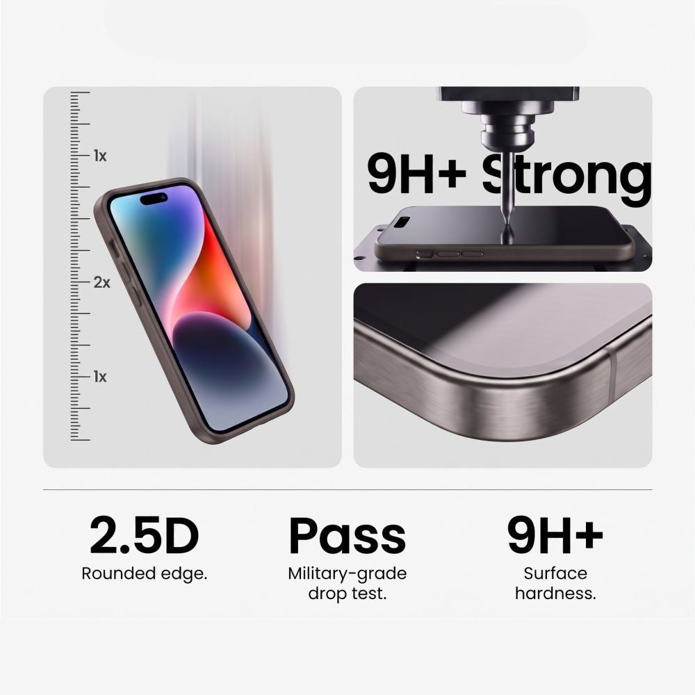 Tech-Protect Glass Fit+ 2 pakuočių grūdintas stiklas skirtas Xiaomi Redmi 17 4G / 5G - juoda spalva -- Xiaomi Redmi 17