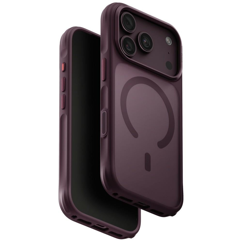 Uniq Veren Magclick dėžutė iPhone 18 Pro / 17 Pro - bordo spalva -- iPhone 18 Pro / 17 Pro
