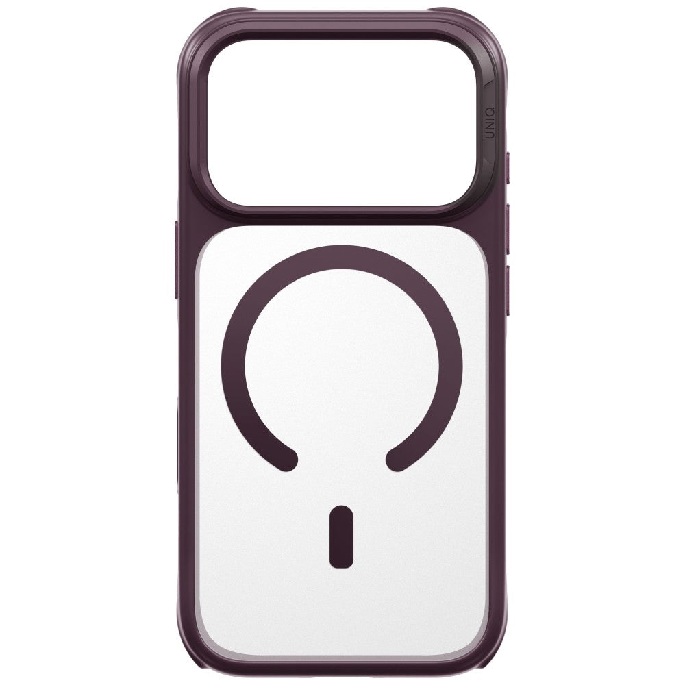 Uniq Veren Magclick dėžutė iPhone 18 Pro / 17 Pro - bordo spalva -- iPhone 18 Pro / 17 Pro