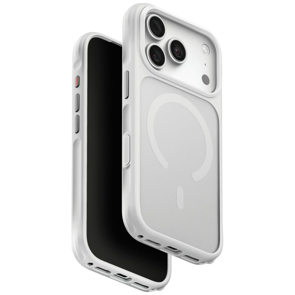 Uniq Veren Magclick dėžutė iPhone 18 Pro / 17 Pro - balta -- iPhone 18 Pro / 17 Pro