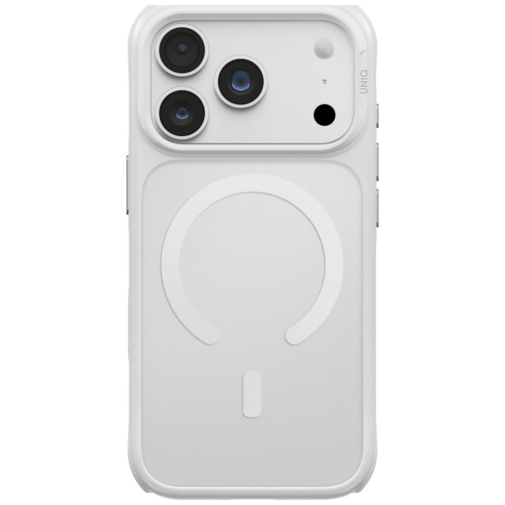 Uniq Veren Magclick dėžutė iPhone 18 Pro / 17 Pro - balta -- iPhone 18 Pro / 17 Pro