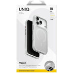 Uniq Veren Magclick dėžutė iPhone 18 Pro / 17 Pro - balta -- iPhone 18 Pro / 17 Pro