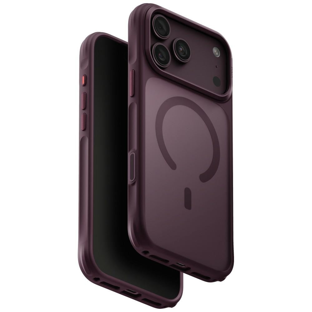 Uniq Veren Magclick dėžutė iPhone 18 Pro Max / 17 Pro Max - bordo spalva -- iPhone 18 Pro Max / 17 Pro Max