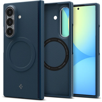 Spigen AirSkin Aramid MagFit MagSafe dėklas Samsung Galaxy Z Fold 8 Ultra - Jūros mėlyna -- Samsung Galaxy Z Fold 8 Ultra