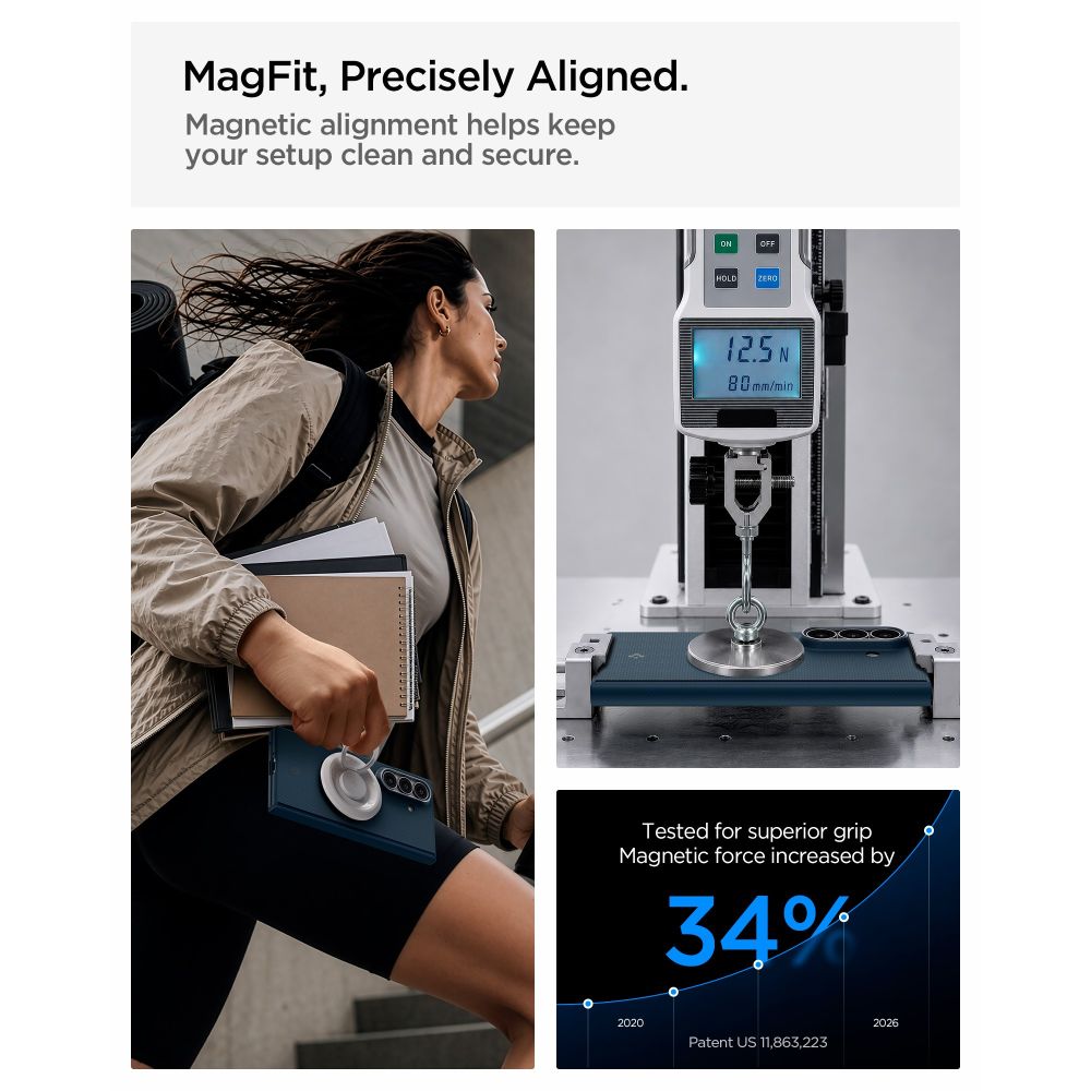 Spigen AirSkin Aramid MagFit MagSafe dėklas Samsung Galaxy Z Fold 8 Ultra - Jūros mėlyna -- Samsung Galaxy Z Fold 8 Ultra