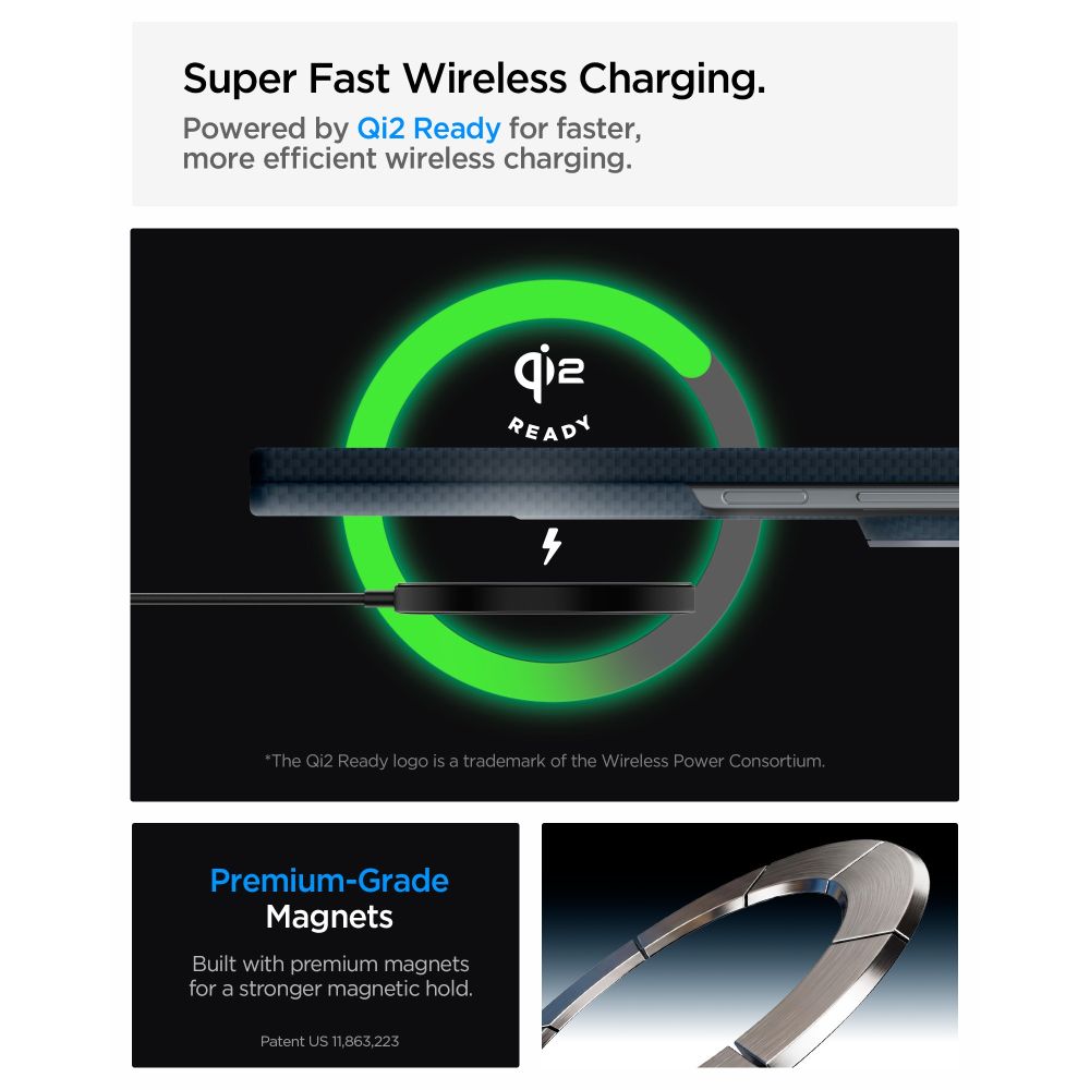 Spigen AirSkin Aramid MagFit MagSafe dėklas Samsung Galaxy Z Fold 8 Ultra - Jūros mėlyna -- Samsung Galaxy Z Fold 8 Ultra