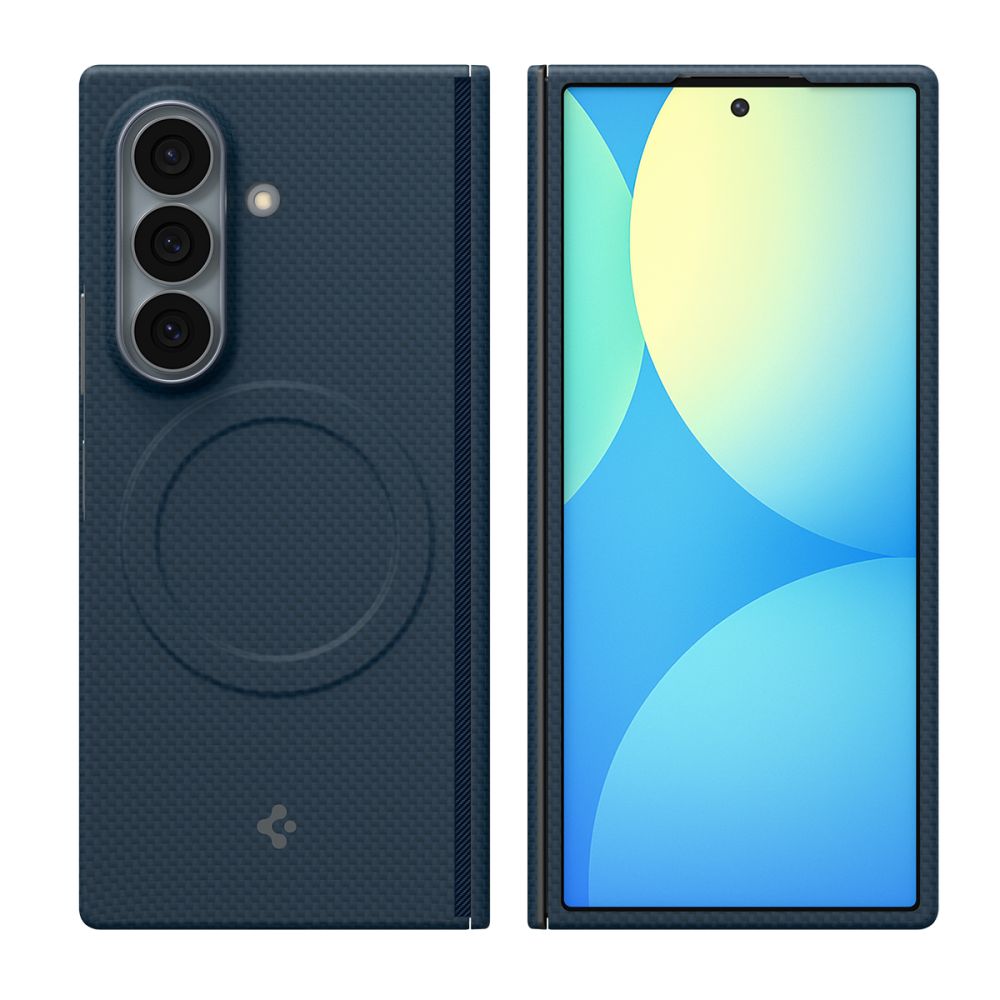 Spigen AirSkin Aramid MagFit MagSafe dėklas Samsung Galaxy Z Fold 8 Ultra - Jūros mėlyna -- Samsung Galaxy Z Fold 8 Ultra