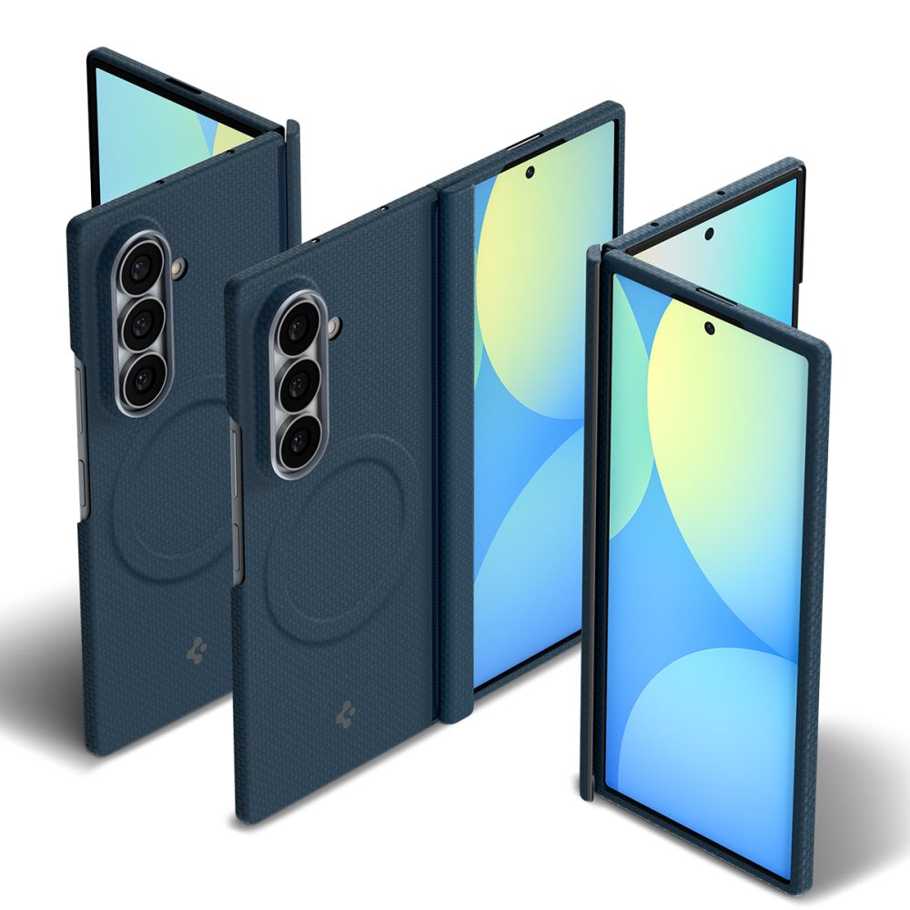 Spigen AirSkin Aramid MagFit MagSafe dėklas Samsung Galaxy Z Fold 8 Ultra - Jūros mėlyna -- Samsung Galaxy Z Fold 8 Ultra