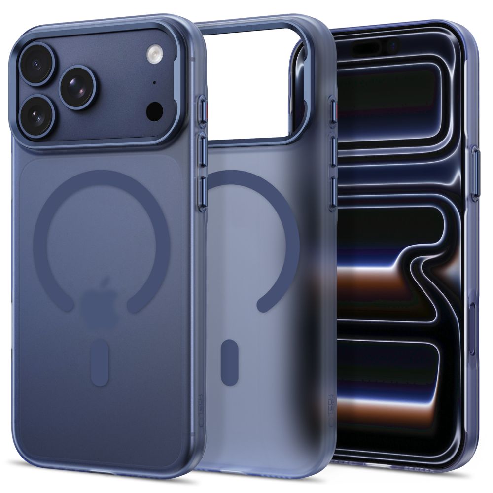 Tech-Protect MagZero MagSafe dėklas Apple iPhone 17 Pro / 18 Pro - matinė jūros mėlyna -- iPhone 17 Pro / iPhone 18 Pro