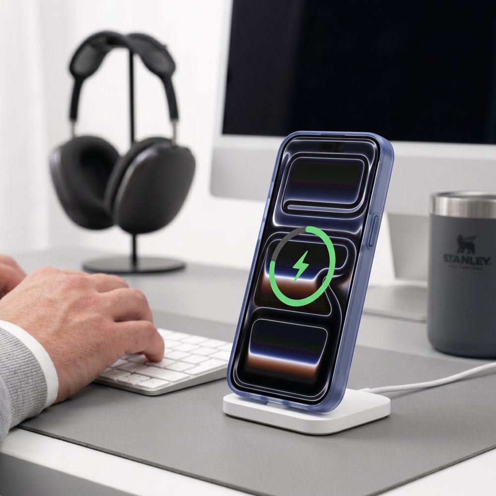 Tech-Protect MagZero MagSafe dėklas Apple iPhone 17 Pro / 18 Pro - matinė jūros mėlyna -- iPhone 17 Pro / iPhone 18 Pro