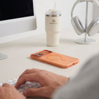 Tech-Protect MagZero MagSafe dėklas skirtas iPhone 17 Pro Max / 18 Pro Max - matinis oranžinis -- iPhone 17 Pro Max /...