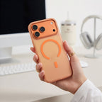 Tech-Protect MagZero MagSafe dėklas skirtas iPhone 17 Pro Max / 18 Pro Max - matinis oranžinis -- iPhone 17 Pro Max /...