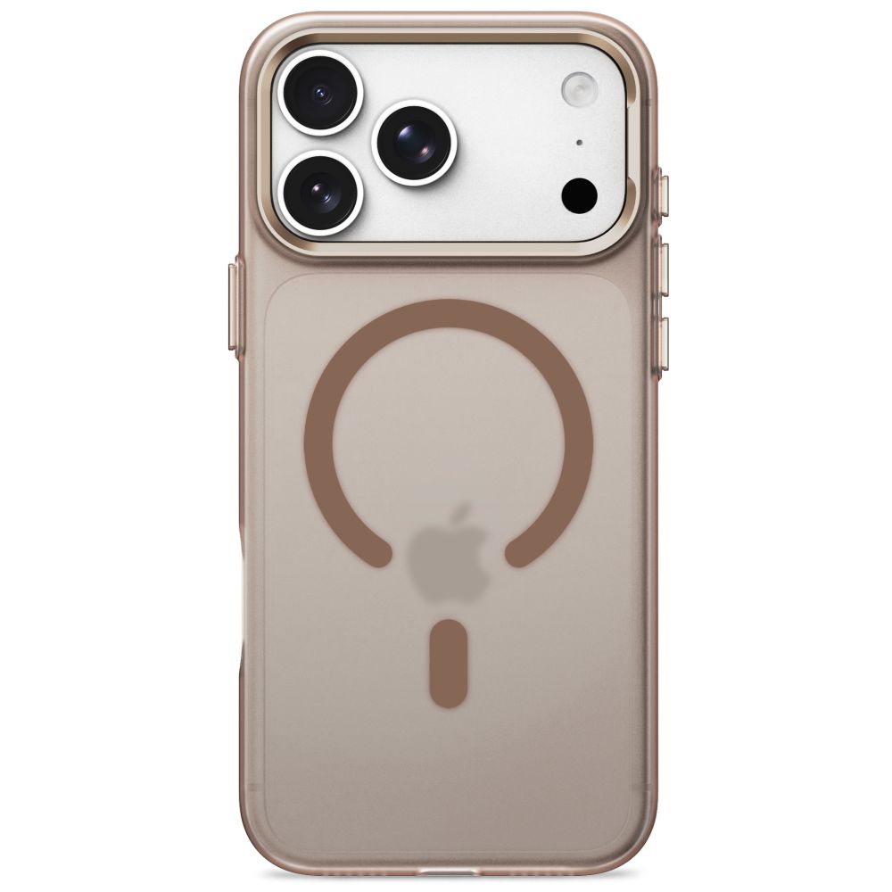 Tech-Protect MagZero MagSafe dėklas skirtas iPhone 17 Pro Max / 18 Pro Max - matinis rudas -- iPhone 17 Pro Max / iPhone...