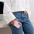 Tech-Protect BasicMag MagSafe iPhone 17 Dėklas - Matinis rožinis -- iPhone 17