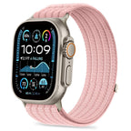 Tech-Protect Nylon Sport dirželis Apple Watch 44/45/46/49 mm - Šviesiai rožinis -- Apple Watch 44mm / Apple Watch 45mm /...